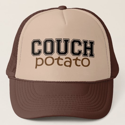 Couch Potato Trucker hat Trucker Pet (Voorkant)