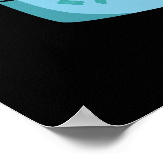 Couch Purrtato Funny Potato Pun Dark BG Poster (Hoek)