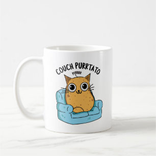 Couch Purrtato Funny Potato Pun Koffiemok