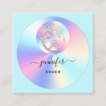 Couch Therapeut Holograf QR Logo Yoga Aqua