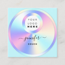 Couch Therapeut Holografie QR Code Logo Foto Aqua