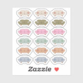 Couch Therapy Afspraak Lazy Relax Day Planner Sticker (Vel)