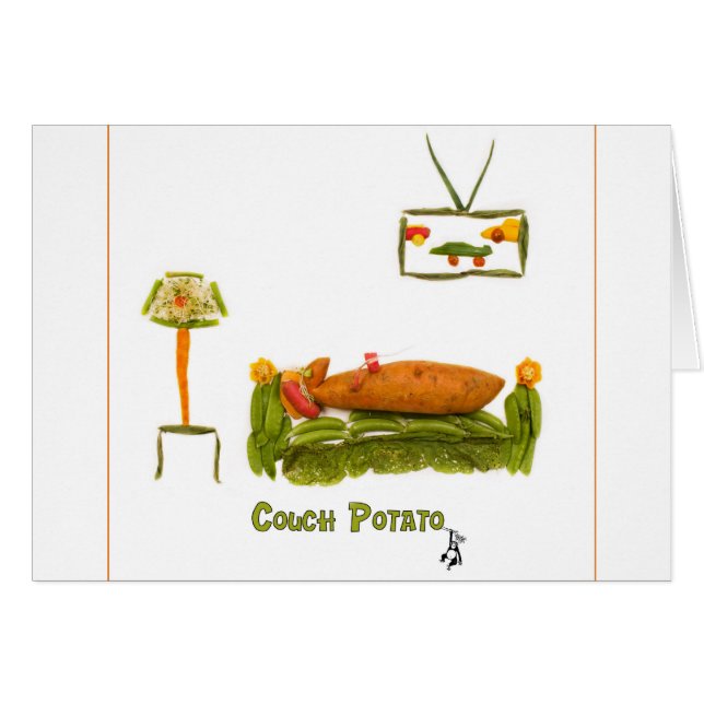 Couchaardappel met grens (Voorkant Horizontaal)