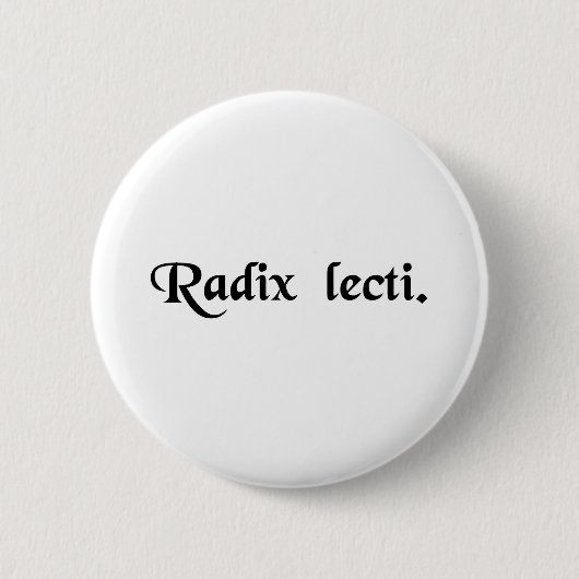 Couchaardappel. Ronde Button 5,7 Cm (Voorkant)