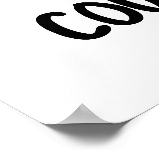 Couche Potato Cute Potato Pun Poster (Hoek)