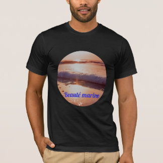 Coucher de soleil beauté marine t-shirt