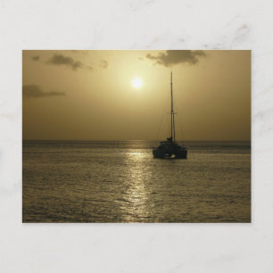 Coucher de Soleil (Sunset) - Martinique, FWI Briefkaart