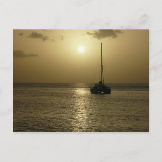 Coucher de Soleil (Sunset) - Martinique, FWI Briefkaart