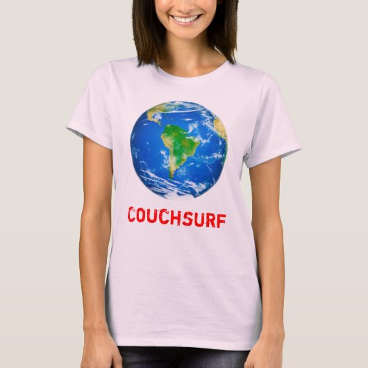 Couchsurf T-shirt (Voorkant)