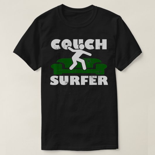 Couchsurfer T-shirt (Design voorkant)