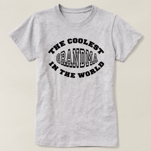 Coudest Grandma T-shirt (Design voorkant)
