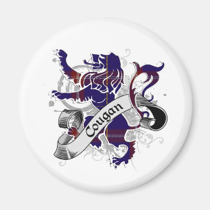 Cougan Tartan Lion Magneet