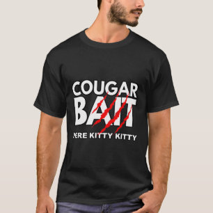 Cougar aas leuk Halloween kostuum oudere vrouw jon T-shirt