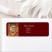 Cougar-adreslabel Etiket (Insitu)