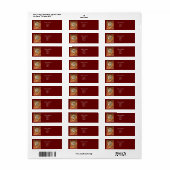 Cougar-adreslabel Etiket (Full Sheet)