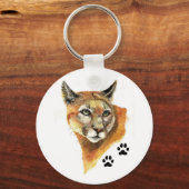 Cougar Animal Sleutelhanger (Voorkant)