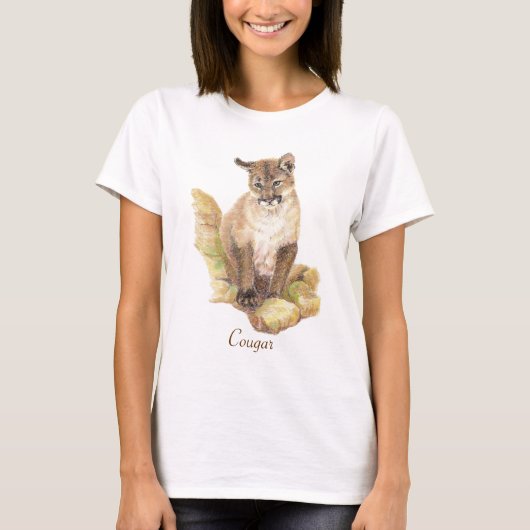 Cougar Animal Totem T-shirt (Voorkant)