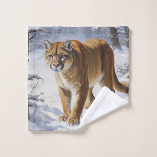 Cougar Bad Handdoek (Wasdoekje)