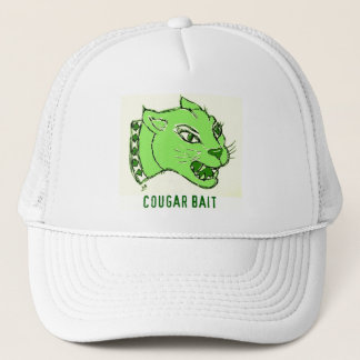 COUGAR BAIT-AFDRUKKING IN GROEN TRUCKER PET