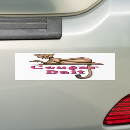 Cougar Bait Bumpersticker (Op auto)