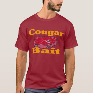 Cougar Bait - Maroon (voor- en achterzijde) T-shirt