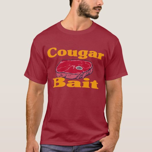 Cougar Bait - Maroon (voor- en achterzijde) T-shirt (Voorkant)
