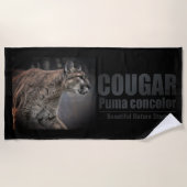 COUGAR:Beach Towel Strandlaken (Voorkant)