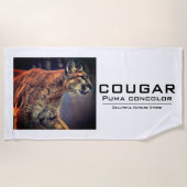 COUGAR:Beach Towel Strandlaken (Voorkant)