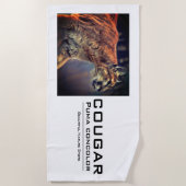 COUGAR：Beach Towel Strandlaken (Voorkant)