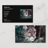 Cougar bekijken visitekaartje (Voorkant / Achterkant)