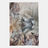 Cougar, berlion, Florida panther, Puma Theedoek (Verticaal)