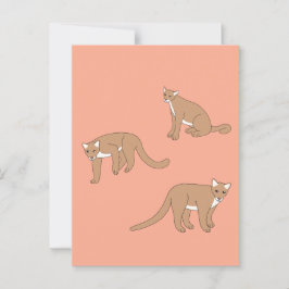 Cougar Briefkaart
