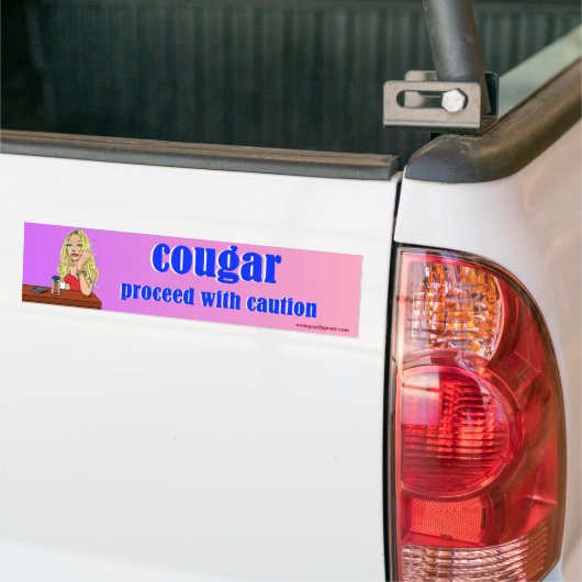 cougar bumpersticker (Op Truck)