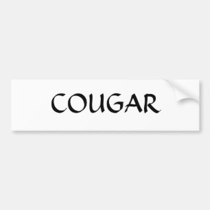 cougar bumpersticker