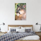 Cougar, Californië Canvas Afdruk (Insitu (Slaapkamer))