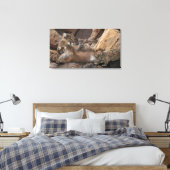 Cougar Canvas Afdruk (Insitu (Slaapkamer))