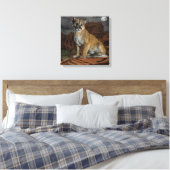 Cougar Canvas afdrukken (Insitu (Slaapkamer))