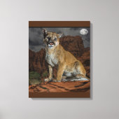 Cougar Canvas afdrukken (Voorkant)