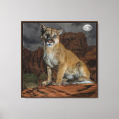 Cougar Canvas afdrukken (Voorkant)