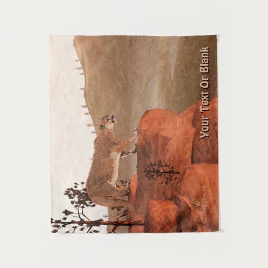 Cougar - Concentratie Wandkleed (Voorkant)