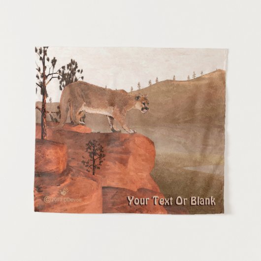 Cougar - Concentratie Wandkleed (Voorkant (horizontaal))