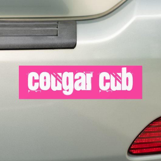 Cougar Cub Bumpersticker (Op auto)