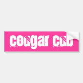 Cougar Cub Bumpersticker (Voorkant)