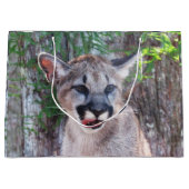 Cougar Cub Large Gift Bag Groot Cadeauzakje (Voorkant)