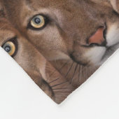 Cougar-deken Fleece Deken (Hoek)