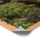 Cougar en Pictografen Poster (Hoek)