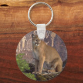 Cougar en Pictografen Sleutelhanger (Voorkant)
