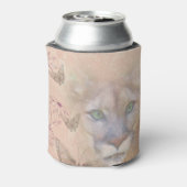 Cougar en vlinders blikjeskoeler (Blikje Achterkant)