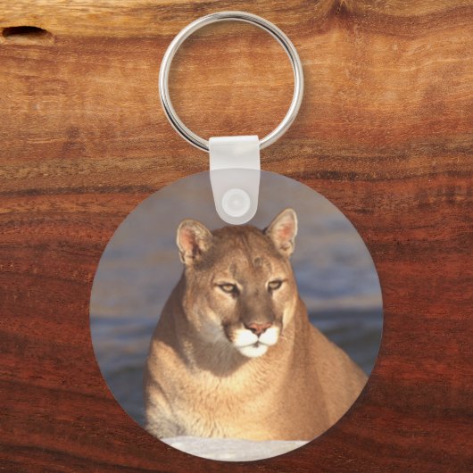 Cougar Face Sleutelhanger (Voorkant)