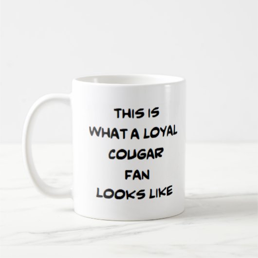 cougar fan , loyaal koffiemok (Links)
